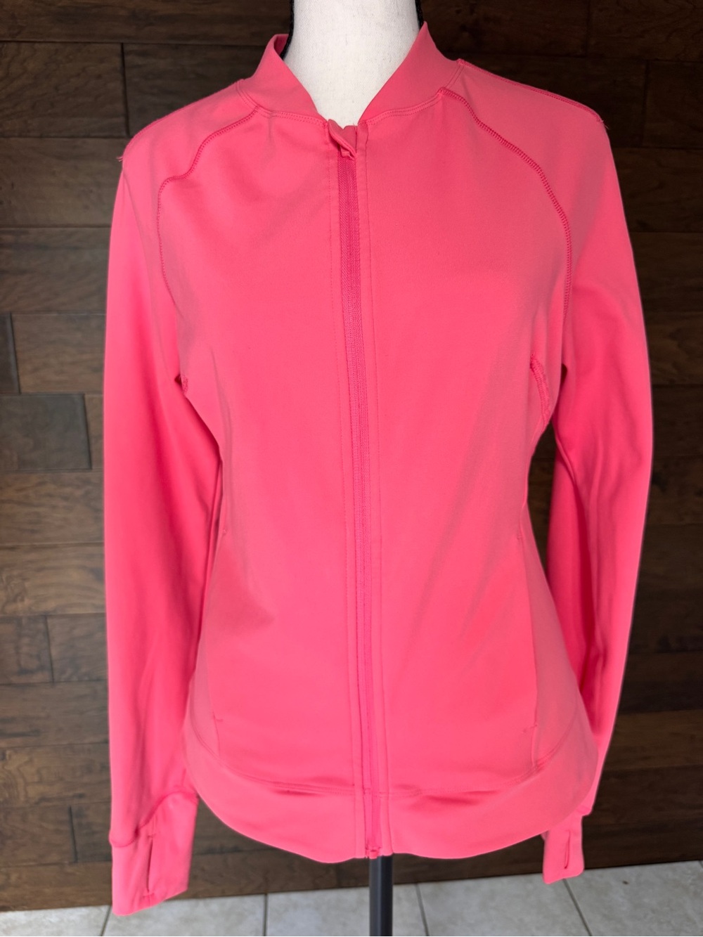 Women’s Pink Full-Zip Lightweight Jacket